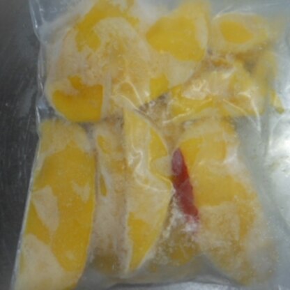 残りのマンゴーを
大きめに切り冷凍して
楽しみます(*^_^*)
暑いので体に気を付けてね♪
